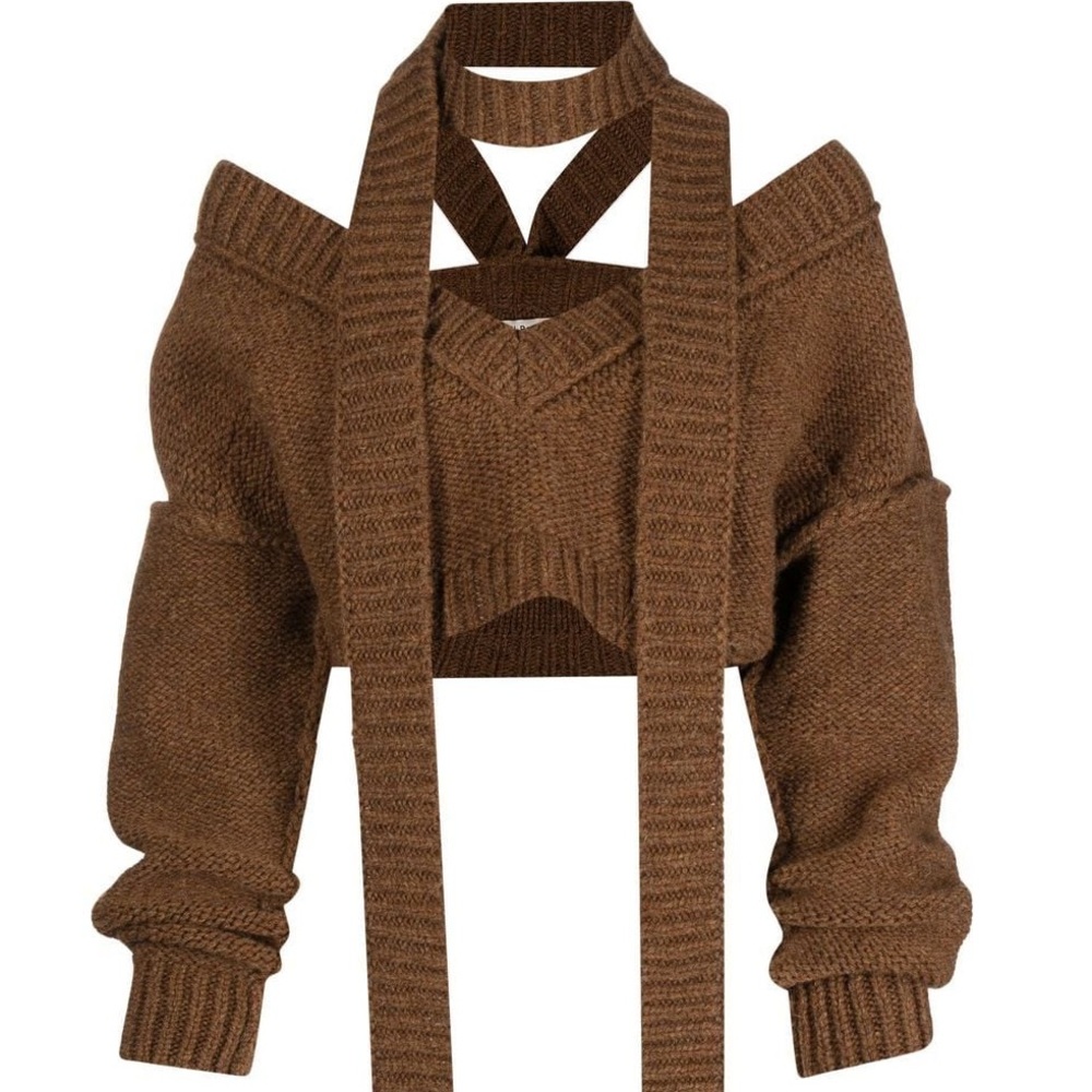Meryl’s Rogge cropped knit sweater